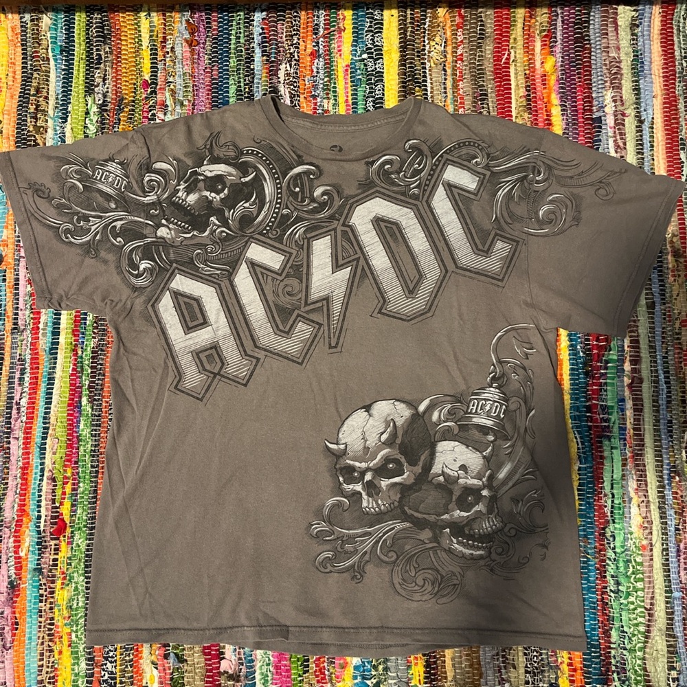 vintage liquid blue acdc shirt